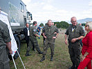 Klaudia Tanner bei der AIRPOWER22. (Bild öffnet sich in einem neuen Fenster)