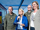 Klaudia Tanner bei der AIRPOWER22. (Bild öffnet sich in einem neuen Fenster)