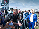 Klaudia Tanner bei der AIRPOWER22. (Bild öffnet sich in einem neuen Fenster)