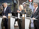 Pressekonferenz zum Landesverteidigungsbudget. (Bild öffnet sich in einem neuen Fenster)