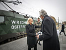 Klaudia Tanner in Langenlebarn. (Bild öffnet sich in einem neuen Fenster)