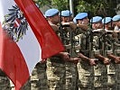 UNIFIL-Soldaten angetreten im Libanon. (Bild öffnet sich in einem neuen Fenster)