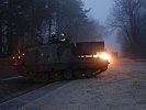 Wegen starker Vereisungen rücken im Burgenland Panzerfahrzeuge aus. (Bild öffnet sich in einem neuen Fenster)