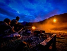 Soldaten des Jägerbataillons 25 beim Scharfschießen. (Bild öffnet sich in einem neuen Fenster)