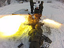 Soldaten des Jägerbataillons 12 trainieren das Scharfschießen im Gebirge. (Bild öffnet sich in einem neuen Fenster)