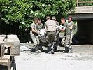 Nach massivem Regen im Juni sind 3.700 Soldaten für die Bevölkerung da. (Bild öffnet sich in einem neuen Fenster)