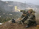 Gefechtsschießen: Steirische Milizsoldaten schießen im März scharf. (Bild öffnet sich in einem neuen Fenster)