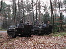 Zwei Schützenpanzer bilden eine sogenannte bewegliche Befehlsstelle. (Bild öffnet sich in einem neuen Fenster)