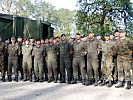 Die Teilnehmer des Generalstabslehrganges bei der Lehrübung der Bundeswehr. (Bild öffnet sich in einem neuen Fenster)