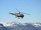 Per Hubschrauber wurden die Soldaten in die Landezone verbracht. (Bild öffnet sich in einem neuen Fenster)