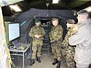 An vielen Stationen konnten sich die Offiziere informieren. (Bild öffnet sich in einem neuen Fenster)