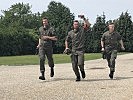 Die Sieger des Mannschaftswettbewerbes mit dem Sturmgewehr. (Bild öffnet sich in einem neuen Fenster)