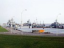 Am Marinestützpunkt Wilhelmshaven. (Bild öffnet sich in einem neuen Fenster)