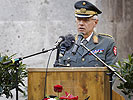Akademiekommandant Generalmajor Norbert Sinn bei seiner Rede. (Bild öffnet sich in einem neuen Fenster)