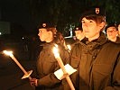 Der Festakt wurde von den Schülern des Militärrealgymnasiums unterstützt. (Bild öffnet sich in einem neuen Fenster)