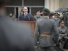 Verteidigungsminister Gerald Klug bei seiner Ansprache. (Bild öffnet sich in einem neuen Fenster)