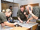 Stabsoffiziere des Bundesheeres wurden intensiv trainiert. (Bild öffnet sich in einem neuen Fenster)