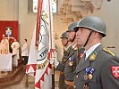 Für den Gottesdienst wurde die Akademiefahne abgestellt. (Bild öffnet sich in einem neuen Fenster)