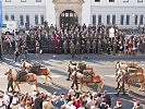 Die Haflinger der Tragtierstaffel aus Hochfilzen. (Bild öffnet sich in einem neuen Fenster)