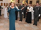 Ministerin Tanner eröffnete den Burgball. (Bild öffnet sich in einem neuen Fenster)