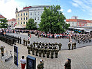 Festakt zur Angelobung am Hauptplatz von Wiener Neustadt.