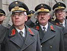 Beim Stiftungsfest, v.l.: Sinn, Entacher, Segur-Cabanac. (Bild öffnet sich in einem neuen Fenster)