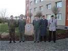 Begrüßung der Delegation in Delitzsch. (Bild öffnet sich in einem neuen Fenster)