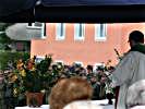 Der 7. Stabsunteroffizierslehrgang feiert in Rechberg eine Feldmesse. (Bild öffnet sich in einem neuen Fenster)