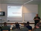 Oberst Johann Hehenberger begrüßt die Gäste. (Bild öffnet sich in einem neuen Fenster)