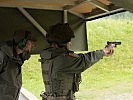 Schießausbildung der Milizsoldaten des Jägerbataillon Vorarlberg 2018. (Bild öffnet sich in einem neuen Fenster)