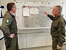 Einweisung in die aktuellen Einsätze des Kommando Streitkräftebasis. (Bild öffnet sich in einem neuen Fenster)