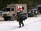 Wattener Lizum: Die Milizsoldaten rücken ein. (Bild öffnet sich in einem neuen Fenster)