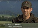 "Ich bin gerne bei der Miliz", erzählt E. bei einer Übung 2019. (Bild öffnet sich in einem neuen Fenster)