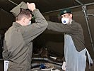 Auch am Fliegerhorst Vogler rückten Milizsoldaten ein. (Bild öffnet sich in einem neuen Fenster)