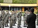 Nach zwei Wochen Vorbereitung sind die Soldaten nun im Grenzeinsatz. (Bild öffnet sich in einem neuen Fenster)