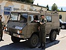 Ein Ausbildungsthema: Personen- und Kfz-Kontrolle. (Bild öffnet sich in einem neuen Fenster)