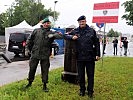 Brigadier Waldner und Oberstleutnant Wochermayer. (Bild öffnet sich in einem neuen Fenster)