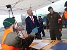 Im Assistenzeinsatz an den Grenzübergängen zwischen Salzburg und Bayern. (Bild öffnet sich in einem neuen Fenster)