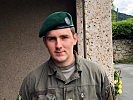 Nach neun Jahren Reserve im ersten Einsatz: Korporal Michael K. (Bild öffnet sich in einem neuen Fenster)