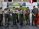 Militärmusiker umrahmten den Festakt. (Bild öffnet sich in einem neuen Fenster)