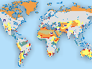 Internationale Konflikte um gemeinsame Wasserresourcen.