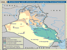 Bevölkerung nach ethnischen und religiösen Gesichtspunkten im Irak.