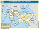 Das byzantinische Reich, 9. bis 12. Jahrhundert.