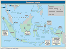 Unruheherde in Indonesien.