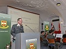 Generalleutnant Erich Csitkovits begrüßte die Gäste. (Bild öffnet sich in einem neuen Fenster)