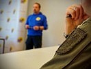 Die Ausbildung zum Verbindungsoffizier. (Bild öffnet sich in einem neuen Fenster)