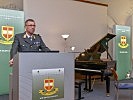 Generalleutnant Erich Csitkovits begrüßte die Gäste. (Bild öffnet sich in einem neuen Fenster)