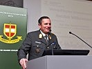 Brigadier Schöberl begrüßte die Gäste. (Bild öffnet sich in einem neuen Fenster)