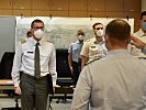 Generalleutnant Csitkovits wurde von den Teilnehmern begrüßt. (Bild öffnet sich in einem neuen Fenster)