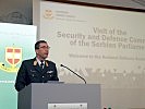 Der Kommandant der Akademie, Erich Csitkovits, eröffnete die Veranstaltung. (Bild öffnet sich in einem neuen Fenster)